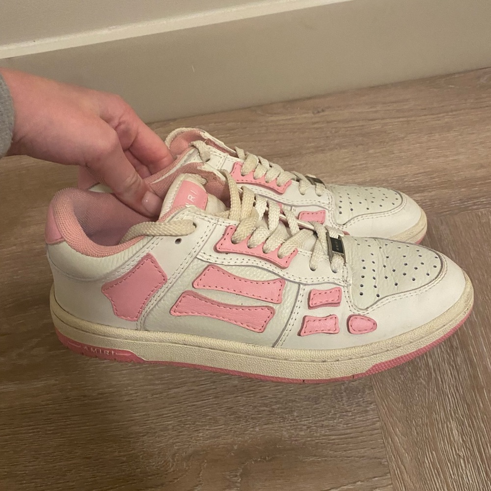 Amiri pink Skeltop low top sneakers